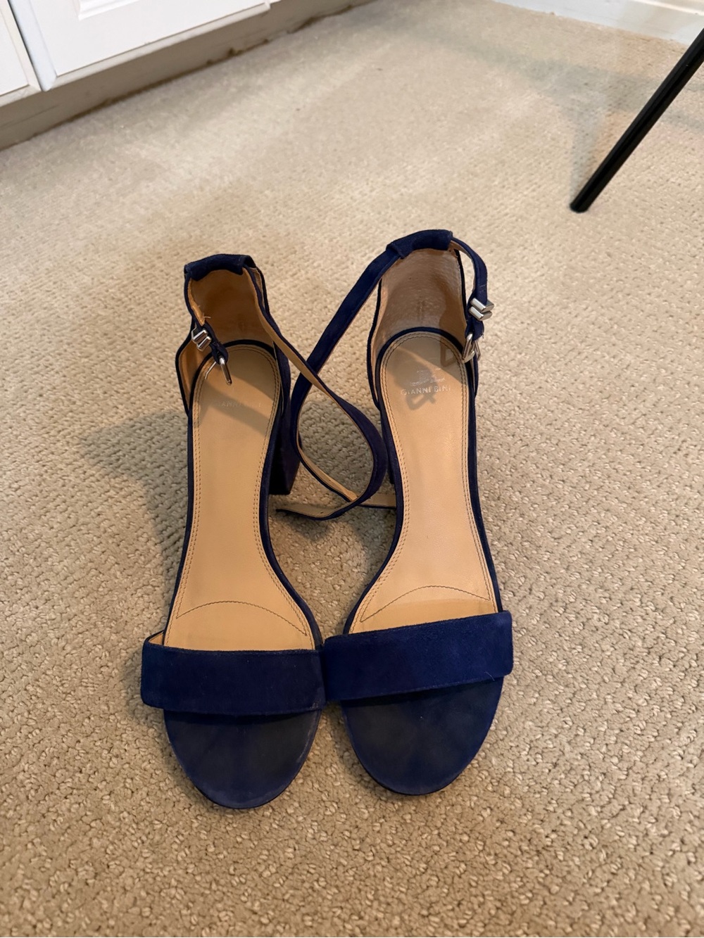 Women’s Navy Suede Heels